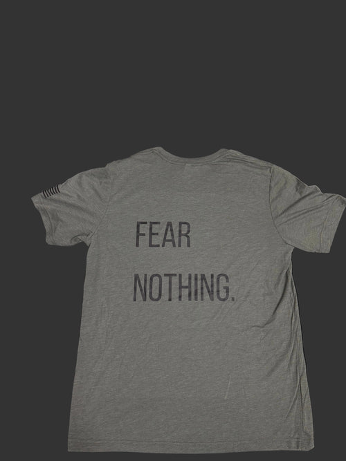 Fear Nothing Military Green Triblend